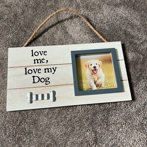 Dog lover wood hanging sign home decor (s2)